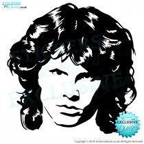 Jim Morrison - The Doors - Famous Faces - Vinyl Wall Art - Vinyl Wall Decal - Wall Decor - Window Sticker