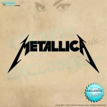 Metallica Logo - Vinyl Wall Art - Wall Decal - Vinyl Sticker - Window Graphic - Wall Decor