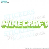 Minecraft Logo Wall Decal