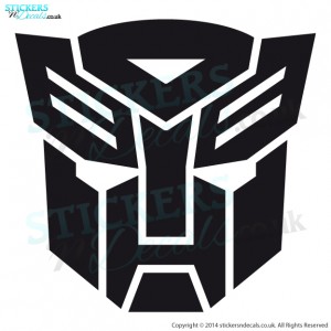 Transformers Autobot Logo - Vinyl Wall Art - Wall Decal - Childrens Wall Decor - Window Graphic - Car Sticker