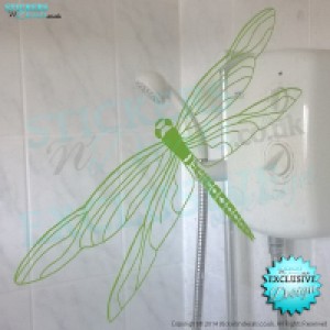 Diamond Dragonfly - Vinyl Wall Art - Vinyl Wall Decal - Window Sticker - Car Graphic