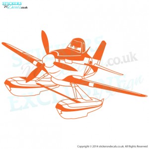 Disney Planes - Dusty Crophopper - Children`s Wall Decor - Bedroom Wall Art - Character Wall Decal - Disney Wall Art
