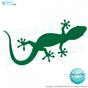 Gecko - Vinyl Wall Art - Vinyl Wall Decal - Wall Decor - Window Sticker - Car Decal - Vehicle Graphic
