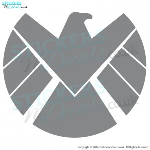 Marvel Agents of Shield - S.H.I.E.L.D - Eagle Head Logo, Icon - Bumper Sticker - Window Decal  - Car Graphic -  Laptop Decal
