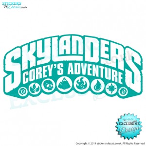 Personalised Skylanders Spyro`s Adventure - Vinyl Wall Art - Vinyl Wall Decal - Window Graphic - Wall Decor