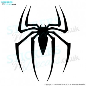 Marvel Avengers Spiderman - Spider Logo - Vinyl Wall Art - Window Graphic - Car Decal - Door Sticker