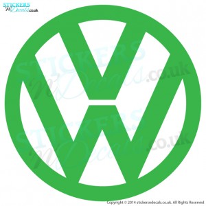 Volkswagon VW Logo - Car Sticker - Car Decal - Window Sticker - Wall Art - Wall Decal - Vinyl Graphic