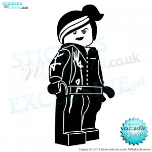 The Lego Movie Wildstyle - Childrens Wall Decal - Character Wall Art - Vinyl Sticker - Vinyl Wall Decor