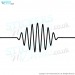 Arctic Monkeys AM Wavelength - Vinyl Wall Art - Vinyl Wall Decal - Wall Decor - Window Graphic