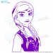 Disney Frozen - Princess Anna - Character Wall Decor - Childrens Wall Art - Vinyl Wall Decal - Disney Wall Decor
