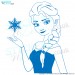 Disney Frozen - Princess Elsa - Character Wall Art - Vinyl Wall Decal - Childrens Wall Art - Disney Wall Decor